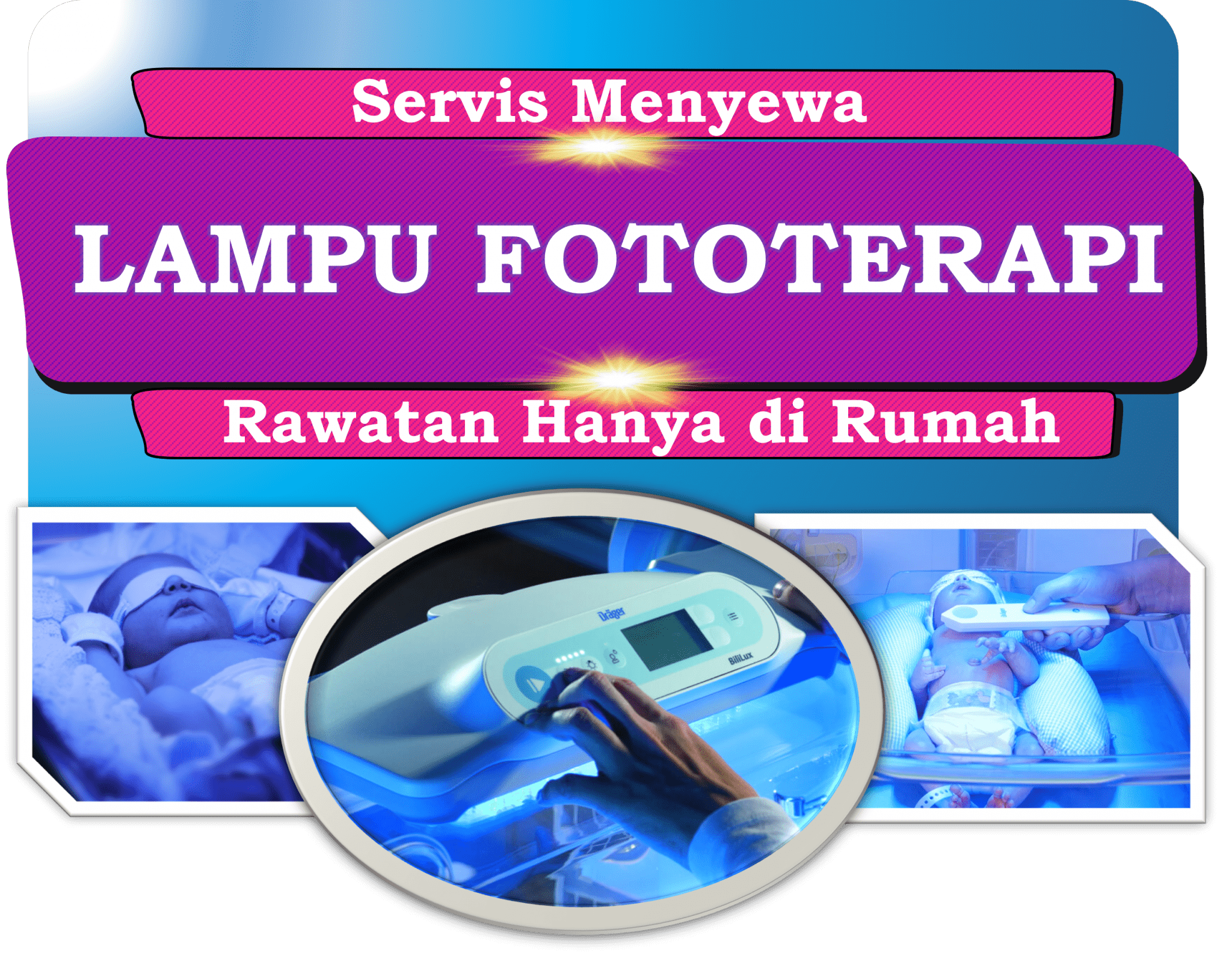 Sewa Lampu Jaundice | Rawatan Kuning Bayi Lampu Phototherapy